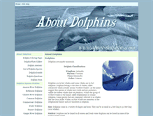 Tablet Screenshot of about-dolphins.com